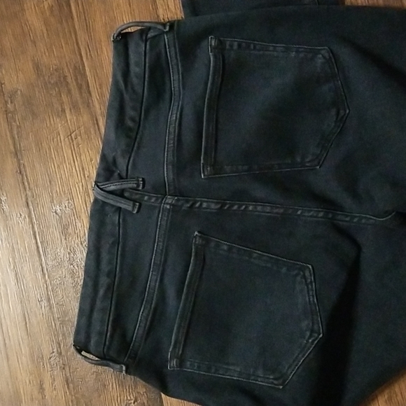 Good American Good legs crop jeans. Size 6 dark blue - Picture 4 of 7